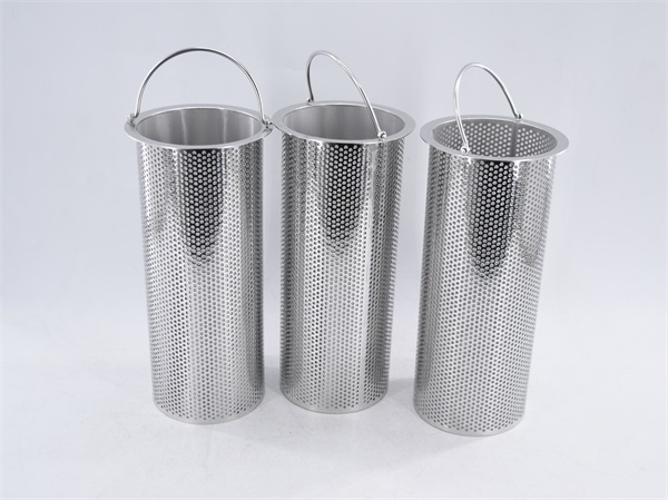 沖孔板復合網濾籃